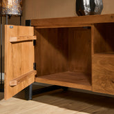 Tv meubel Boaz 110 cm | Een deur en open vak